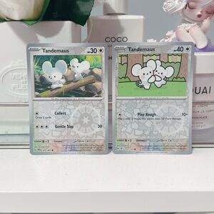 Pokemon Card (Tandemaus) - Set of 2
